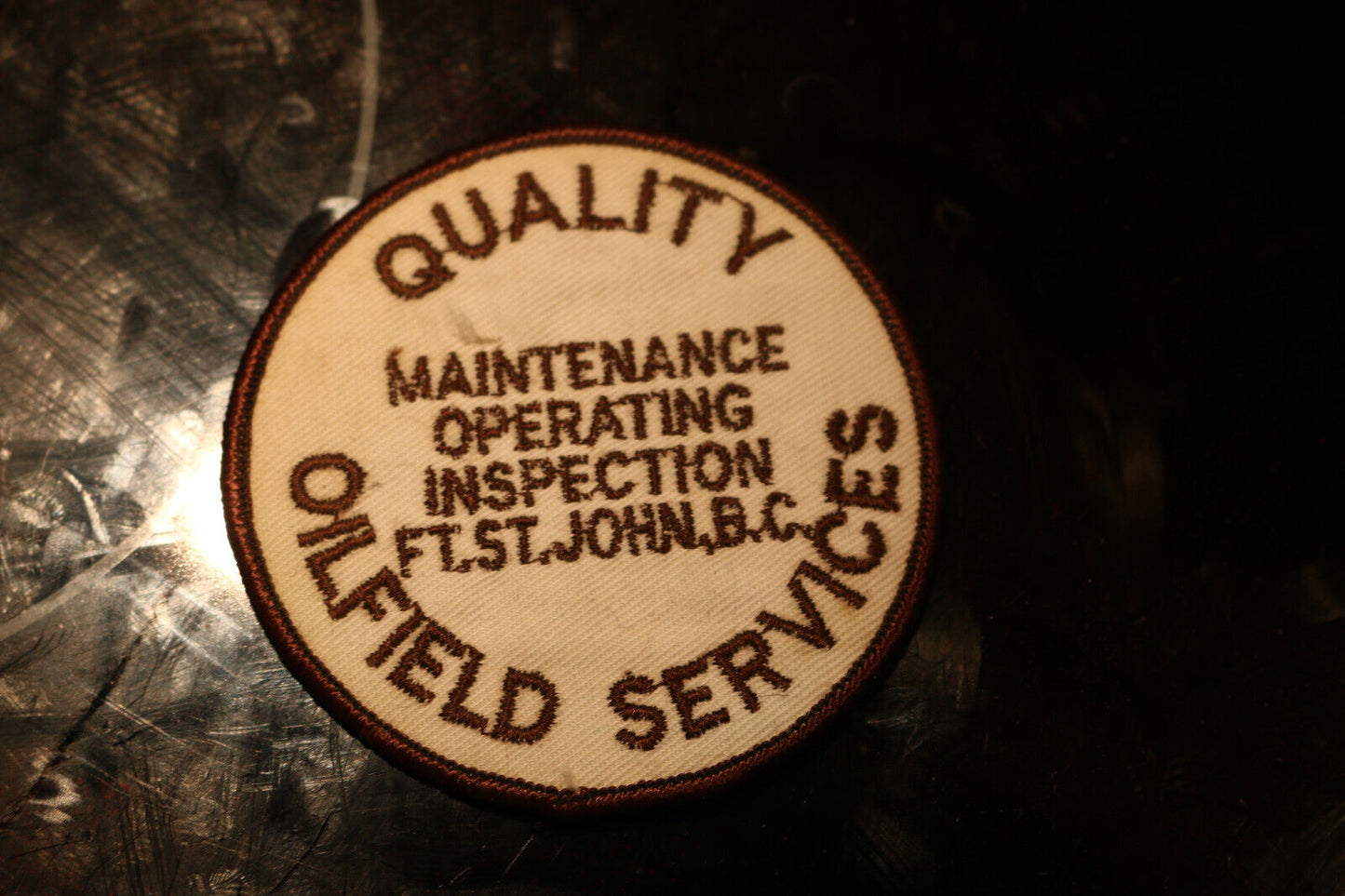 Vintage Shoulder Patche Souvenir Quality Oilfield Services Inspection