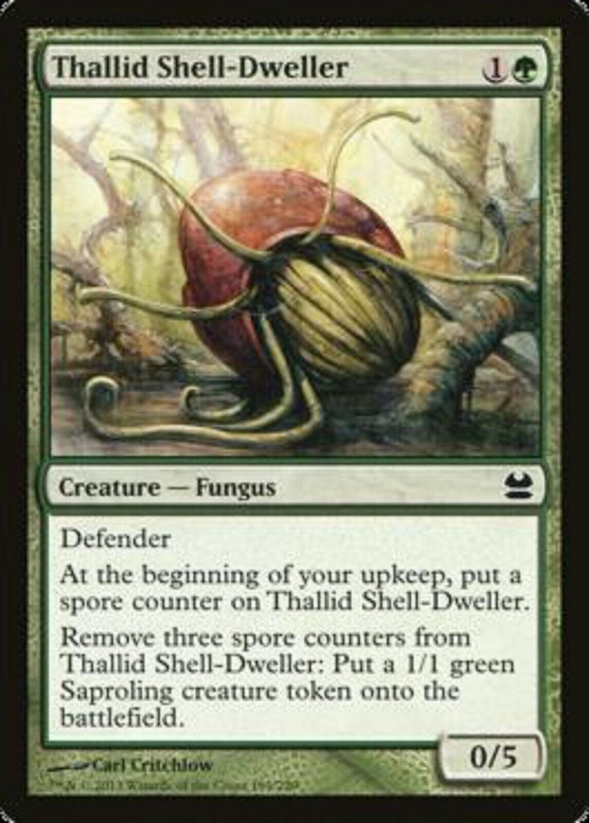 MTG 1x Thallid Shell-Dweller Foil Modern Masters Mtg Magic The Gathering Card