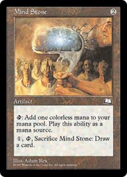 MTG 1x  Mind Stone Weatherlight  card MTG Magic the Gathering