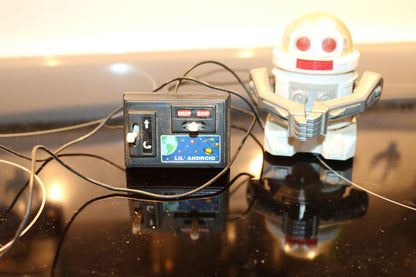 Vintage Lil Android Robot Radio Shack Wire Remote Control Work