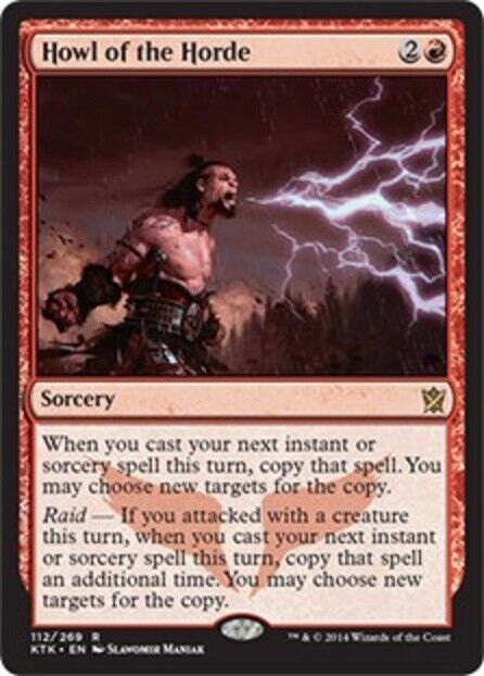 MTG MTG 1x  Howl of the Horde Khans of Tarkir Card Magic The Gathering