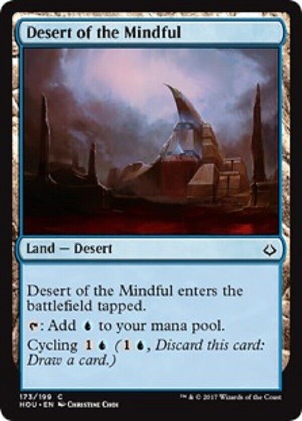 MTG MTG 4x  Desert of the Mindful Hour of Devastation cards Magic The Gathering