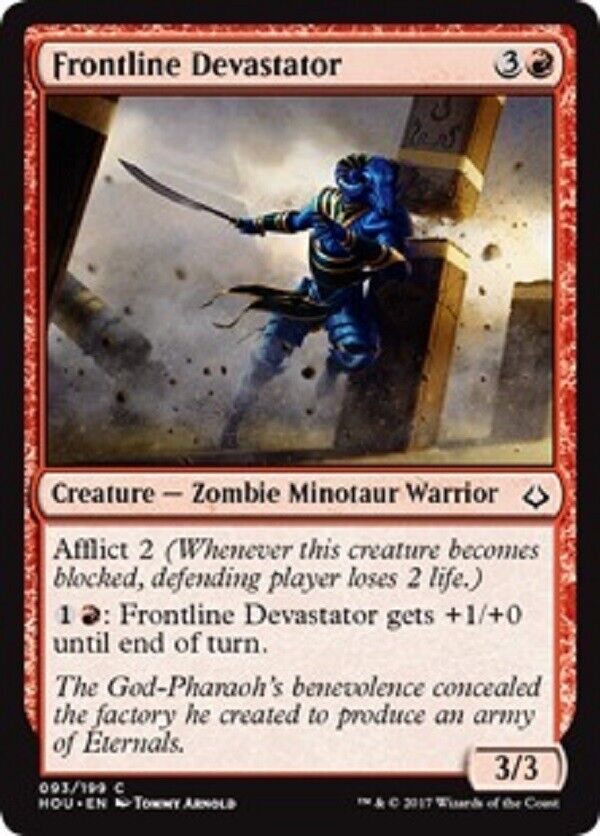 MTG MTG 4x Frontline Devastator Hour of Devastation cards Magic The Gathering