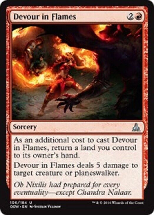 MTG MTG 1x Devour in Flames Oath of the Gatewatch Magic the Gathering