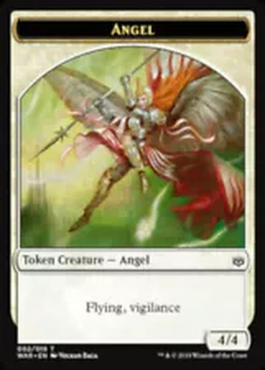 MTG MTG 4x Angel Token War of the Spark CARDS