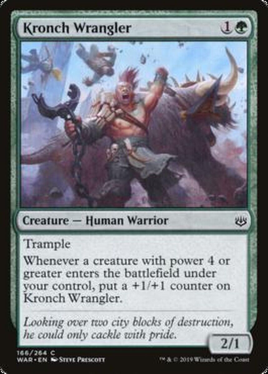 MTG Kronch Wrangler War of the Spark  Magic the Gathering 4x mtg cards