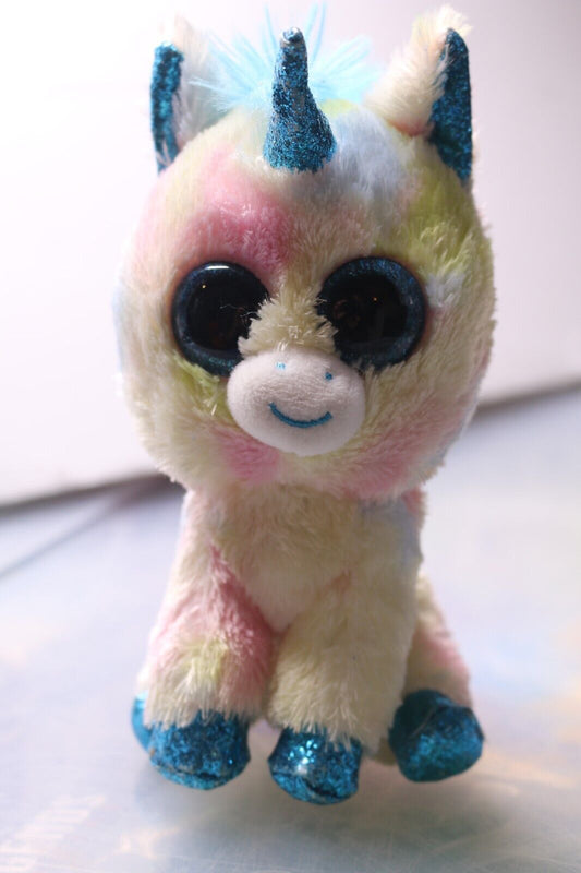 Ty Beanie Boos 6" Blitz Unicorn Plush Stuffed Animal Toy (Glitter Version) Cute