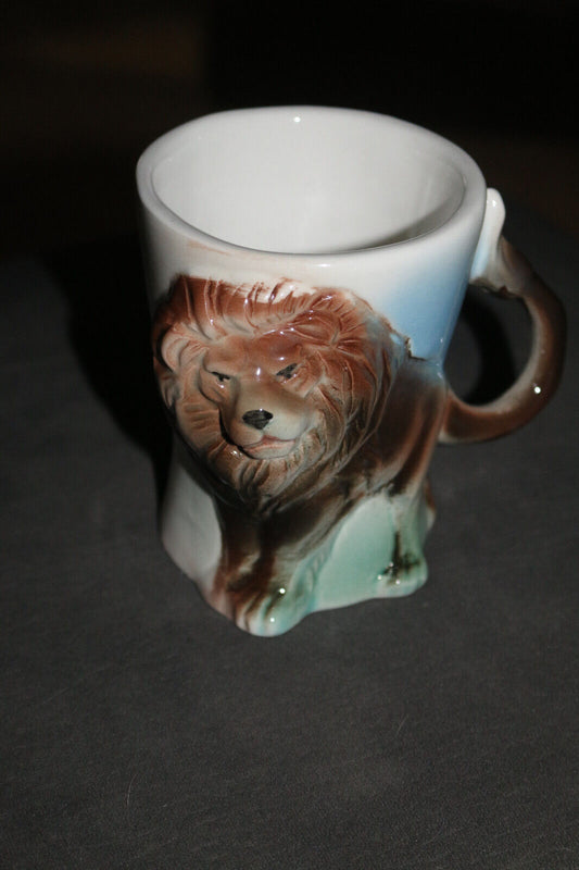 Tasse À Café 3D Stéréo Lion, Tasse Créative En Céramique Mug Cup Ceramic Rare