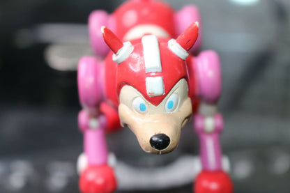 Mega Man Rush Action Figure Toy Vintage Dog Figure toy 1990s PLayed