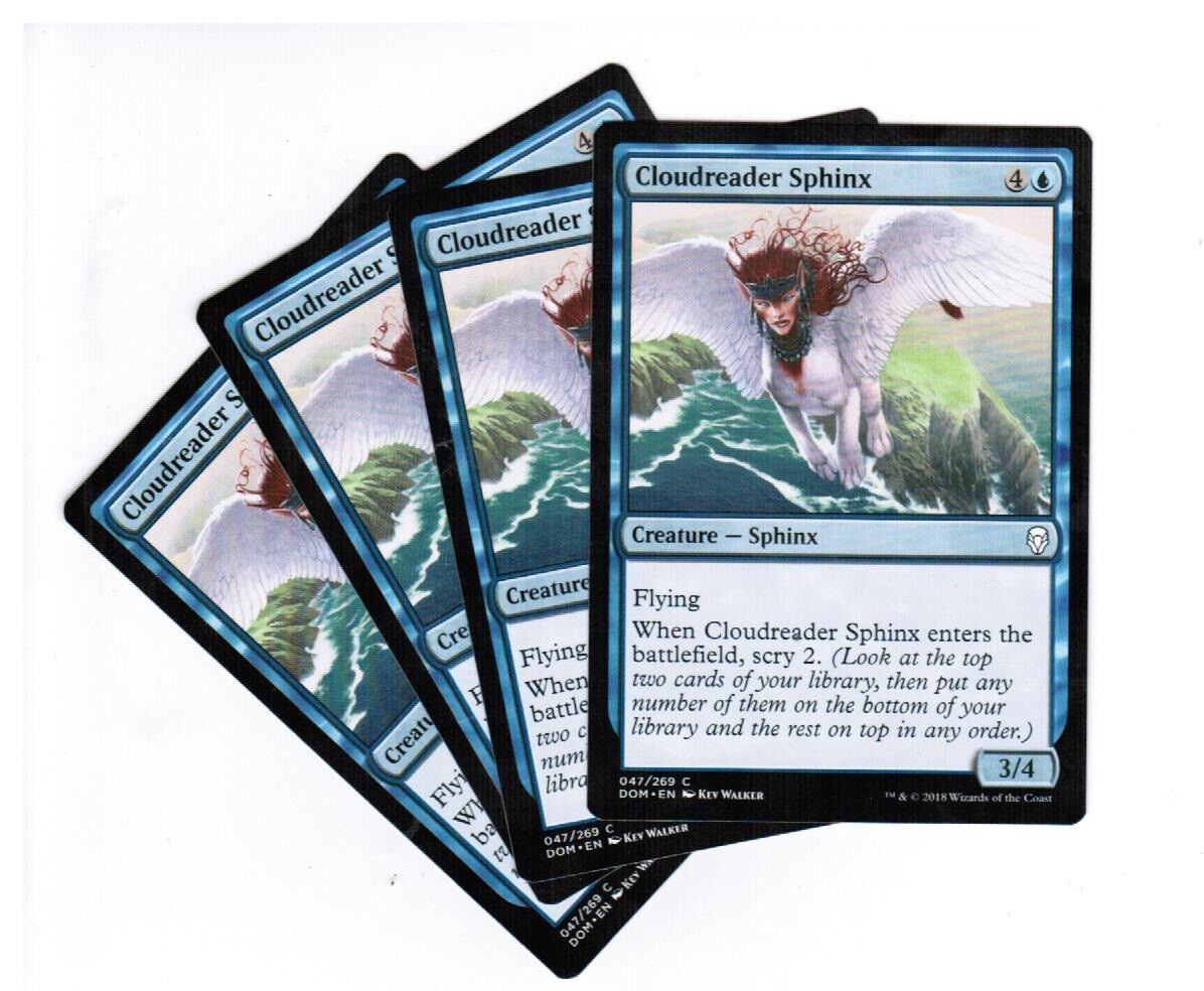 MTG MTG Cloudreader Sphinx X4 4x Magic the GAthering cards NM