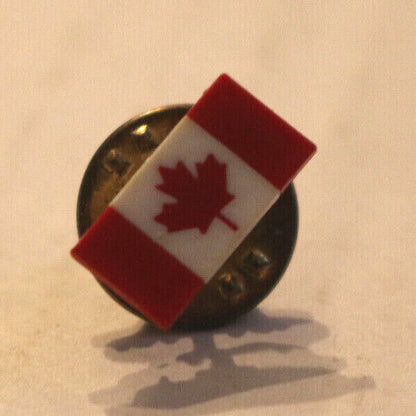 4X Vintage Canadian Flag Lapel Pin Travel Country Enamel Mapel Leaf — Mini