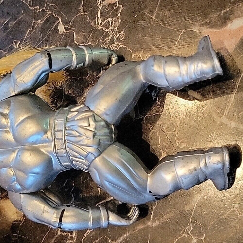 1992 Tnt Toys Troll Force Silver Warrior Action Figure Rare T.N.T. Toy Vintage