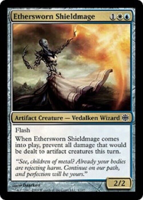 MTG MTG 1x Ethersworn Shieldmage Alara Reborn  card Magic The Gathering NM