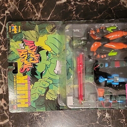 Marvel Hulk Smash And Crash The Leader Action Figure Toybiz 1997 Nib