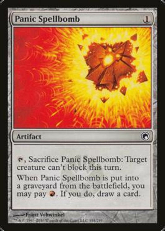 MTG 4x Panic Spellbomb Scars of Mirrodin cards MTG Magic the Gathering Artifact