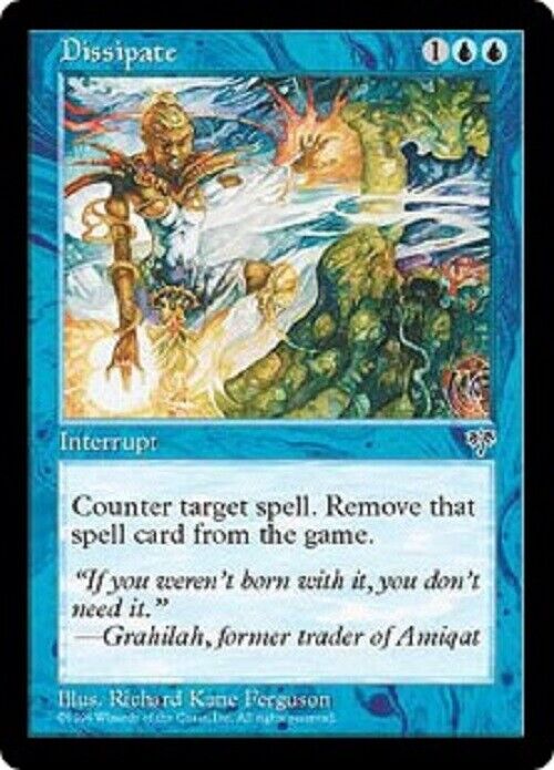 MTG MTG 1x Dissipate Mirage Card Magic The Gathering pauper