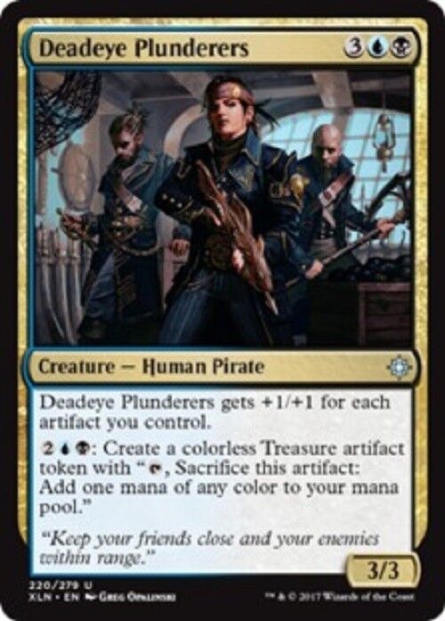 MTG Deadeye Plunderers Ixalan Commander Card Magic the Gathering MTG Pauper