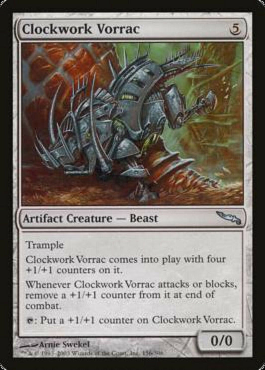 MTG 1x Clockwork Vorrac Mirrodin card Magic the Gathering