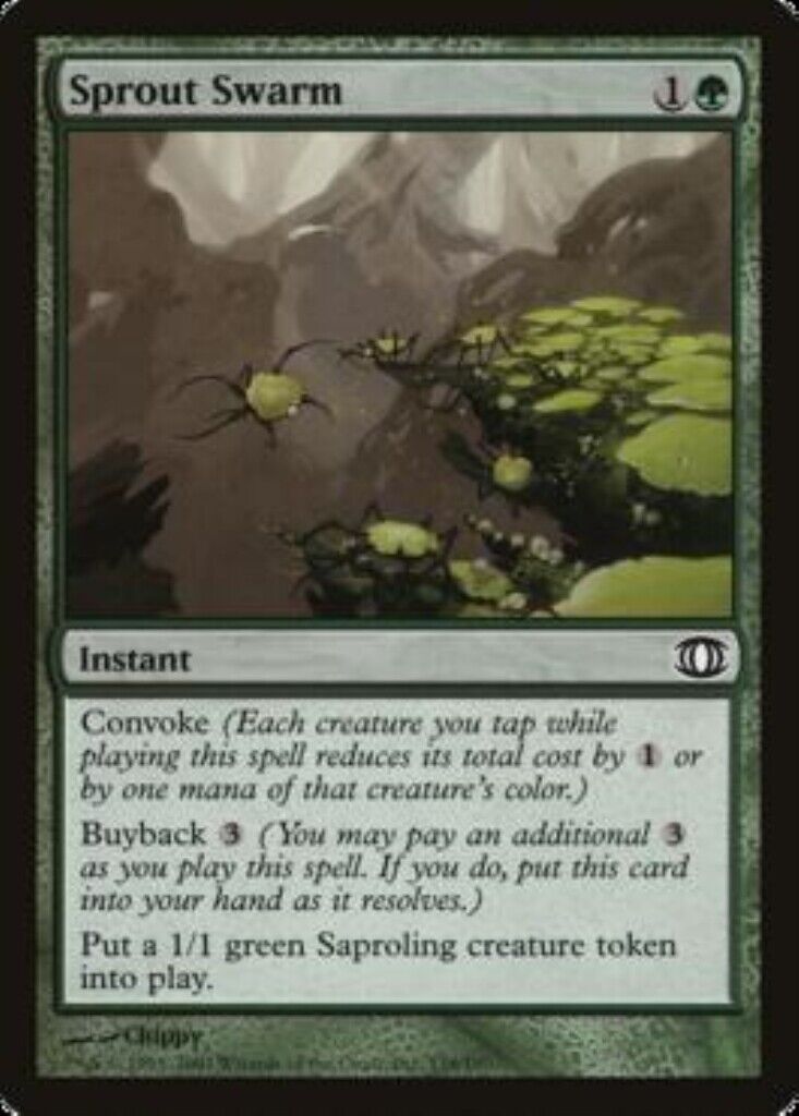 MTG MTG 1x  Sprout Swarm Future Sight card Magic The Gathering