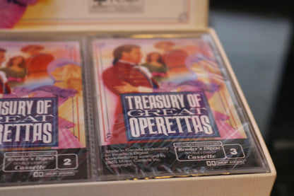 Treasury Of Great Operettas Reader'S Digest Cassettes Sealed Collector'S Edition