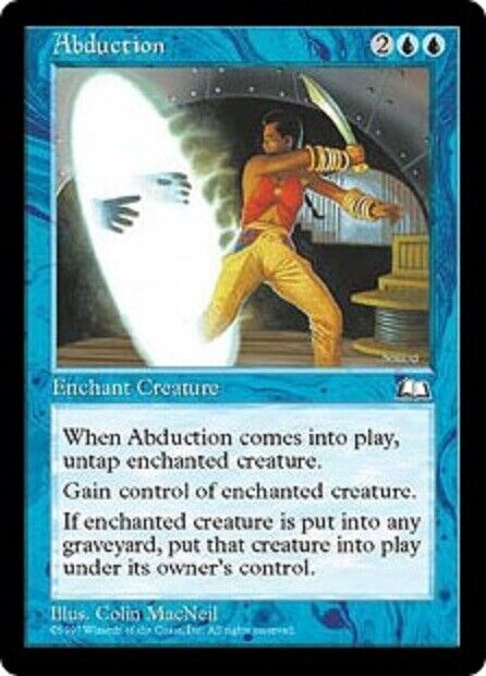 MTG Abduction Weatherlight  MTG Magic the gathering card 1x