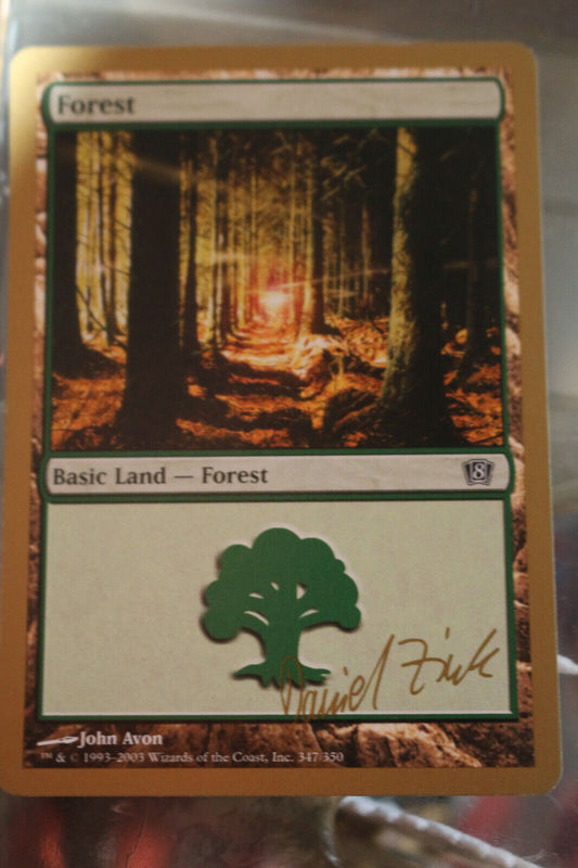 MTG Forest Daniel Zink SB World Championship Decks 2003 card MTG CARD #1