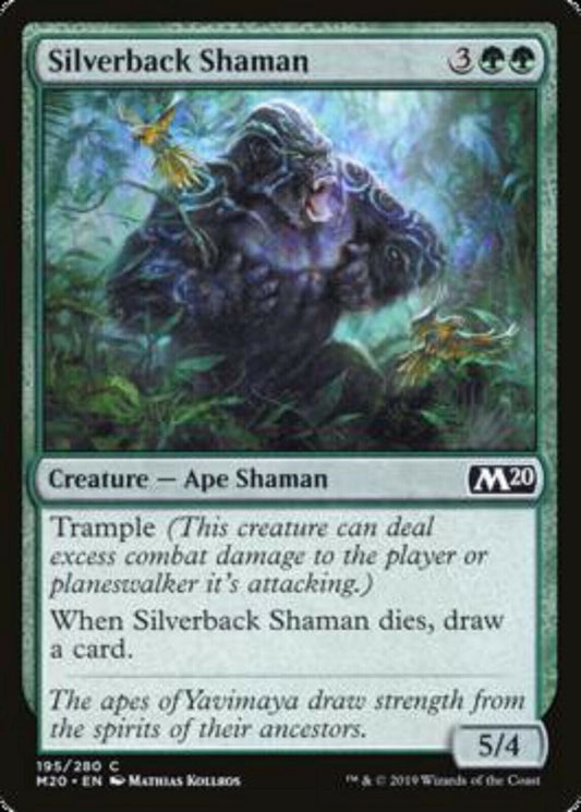 MTG MTG 4x Silverback Shaman Core Set 2020 cards Magic The Gathering