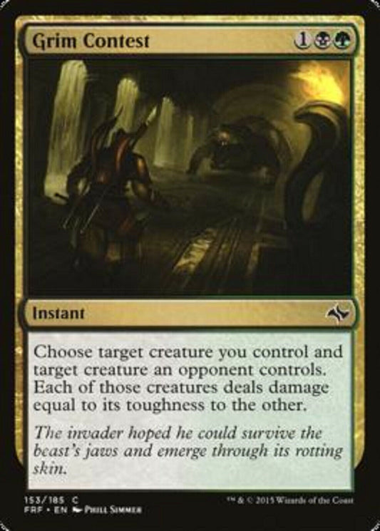 MTG MTG 4x  Grim Contest Fate Reforged cards Magic the gathering