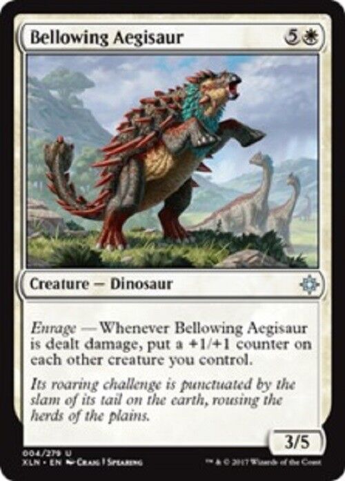 MTG Bellowing Aegisaur Ixalan Card MTG Commander Pauper Commander