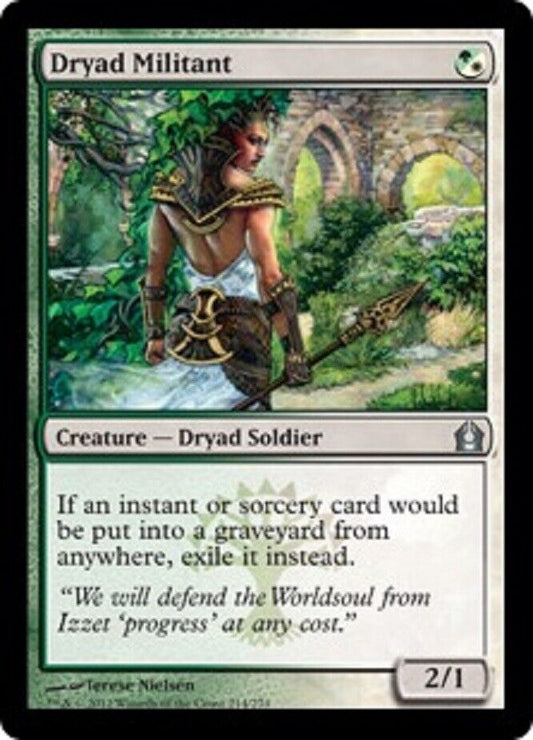 MTG MTG 1x Dryad Militant Return to Ravnica   Card Magic The Gathering NM