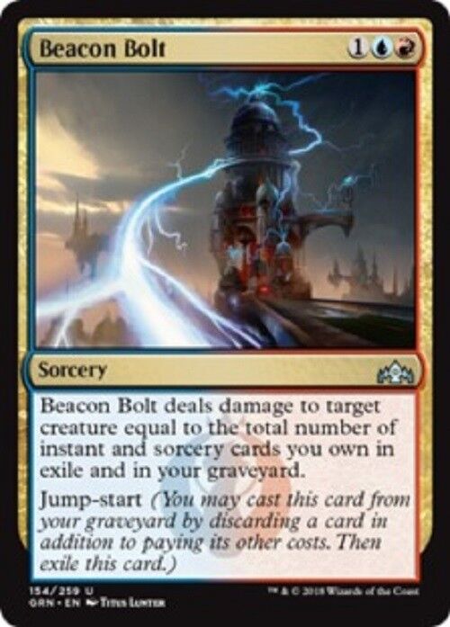 MTG Beacon Bolt  Guilds of Ravnica MTG NM Card  Commander Pauper