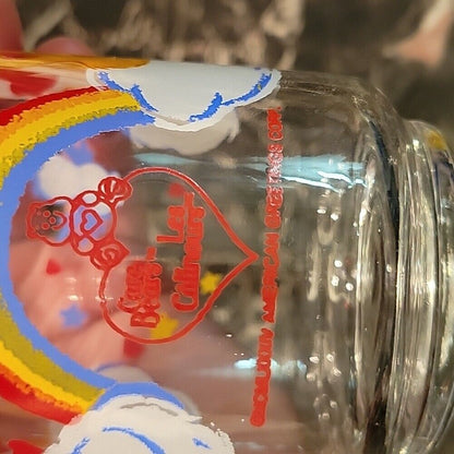 Care Bears Clear Drinking Glass American Greetings Vtg 1984 Tenderheart #1