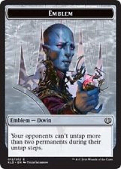 MTG MTG 1x  Emblem Dovin 2016 012/012 Kaladesh   Card Magic The Gathering