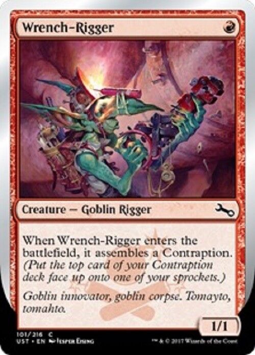 MTG 4x Wrench-Rigger Goblin Unstable Cards Magic the Gathering MTG NM