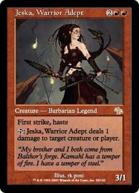 MTG 1x  Jeska, Warrior Adept Judgment card MTG Magic the Gathering