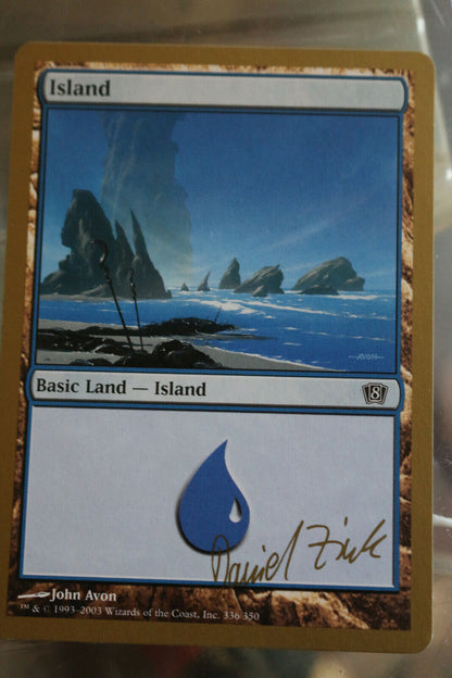 MTG Island Daniel Zink SB World Championship Decks 2003 card MTG CARD #2