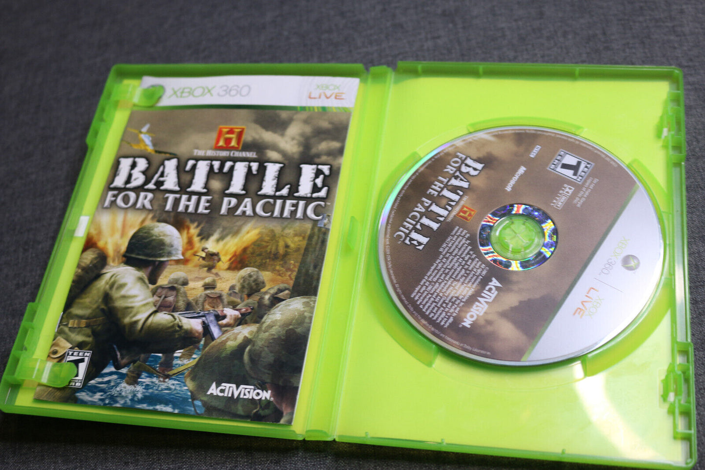 The History Channel: Battle For The Pacific (Microsoft Xbox 360, 2007) Complete