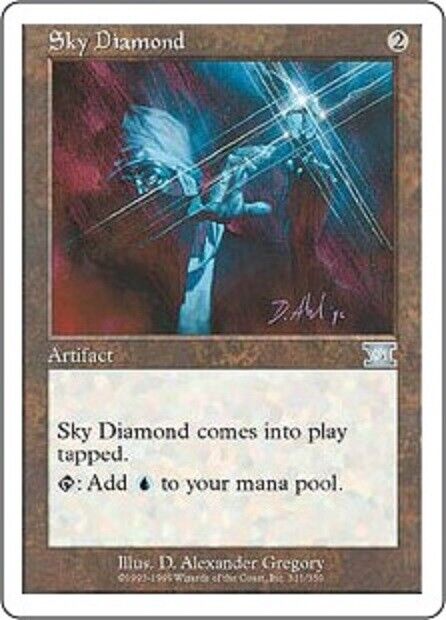 MTG 1x Sky Diamond Classic Sixth Edition  card MTG Magic the Gathering