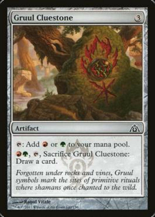 MTG MTG 4x Gruul Cluestone Dragon's Maze cards artifact