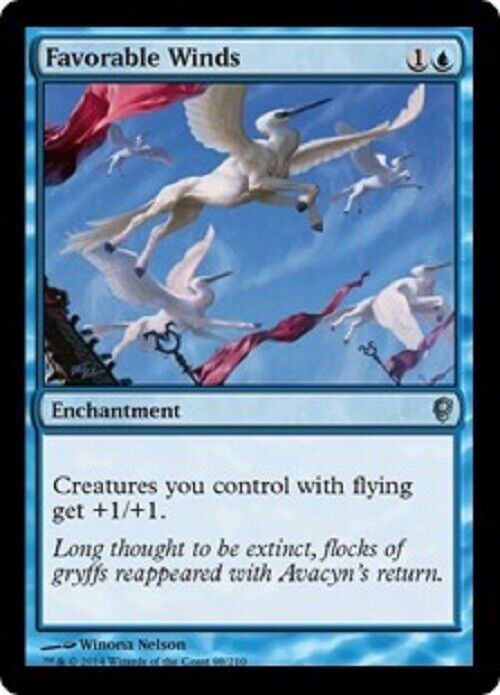 MTG MTG 1x Favorable Winds Conspiracy Card Magic The Gathering