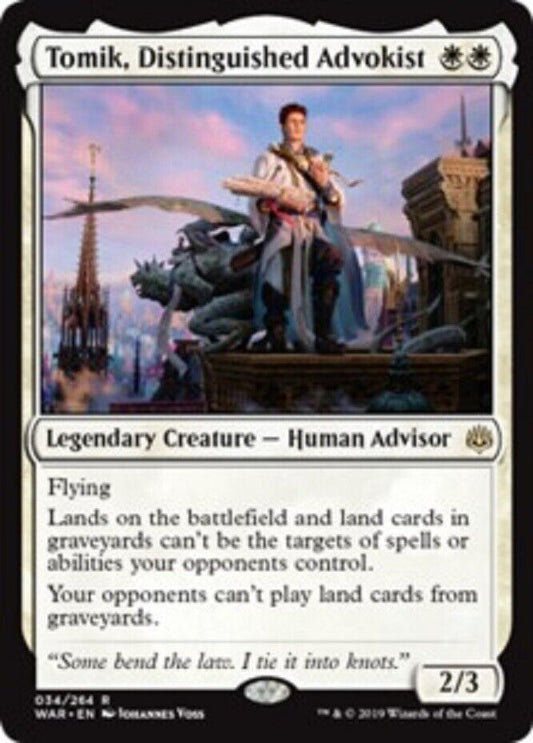 MTG MTG 1x Tomik, Distinguished Advokist War of the Spark Card Magic The Gathering