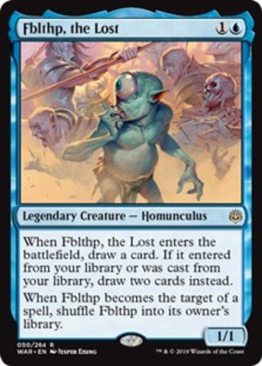 MTG MTG 1x Fblthp, the Lost FOIL War of the Spark Card Magic The Gathering NM