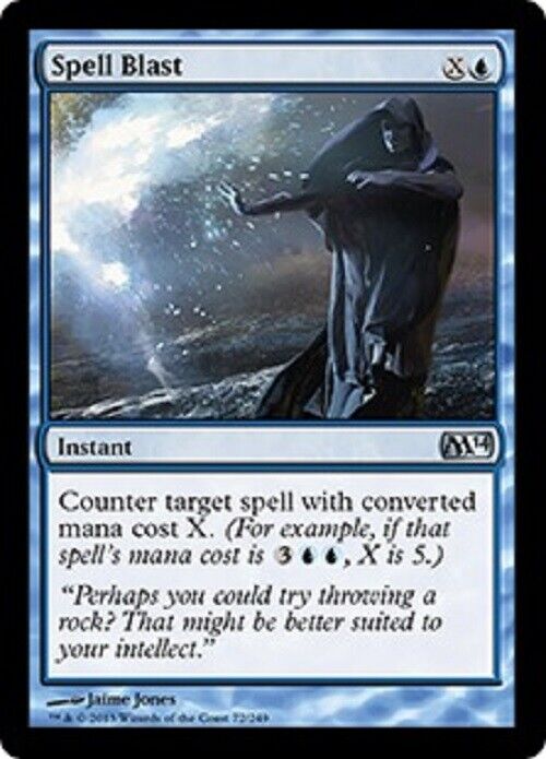 MTG MTG 1x  Spell Blast M14 Magic 2014 Core Set Card Magic The Gathering