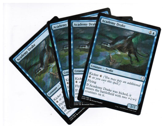 MTG MTG Academy Drake  X4 4x Magic the GAthering cards NM