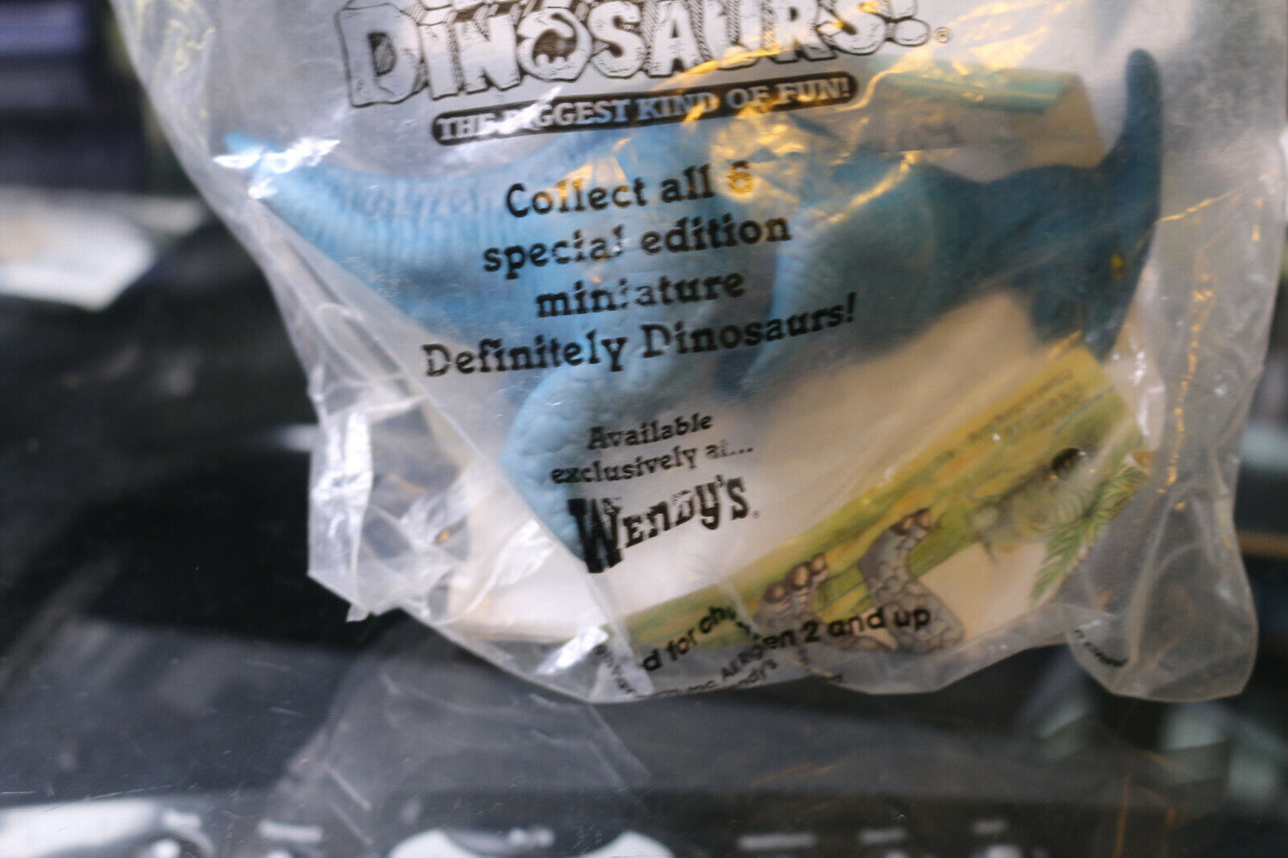 Vintage 1988 Playskool Definitely Dinosaurs Wendy'S Toys Parasaurolophus Sealed