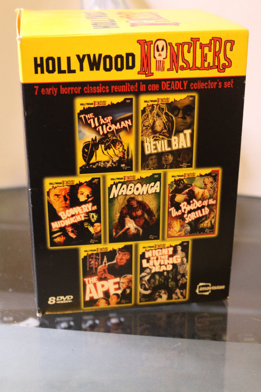 Hollywood Monsters (Dvd, 2007, 8-Disc Set) - Very Rare! Imavision Horror Movies