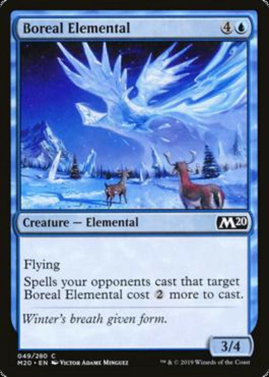 MTG MTG 4x Boreal Elemental Core Set 2020 card Magic The Gathering