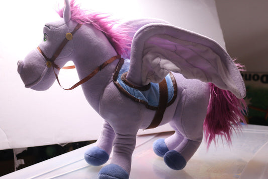 Disney Store Sofia The First Minimus Plush Flying Horse 16" Purple Pegasus Clean