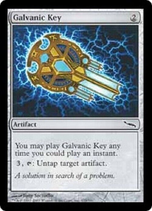 MTG MTG 1x Galvanic Key Mirrodin Magic The Gathering card