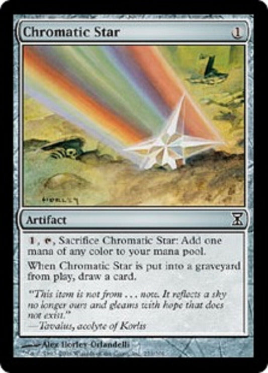 MTG MTG 1x  Chromatic Star Time Spiral  Card Magic The Gathering NM